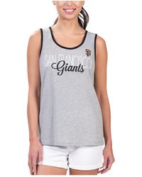 G-III 4Her by Carl Banks - Gray San Francisco Giants Fastest Lap Tank Top - Lyst