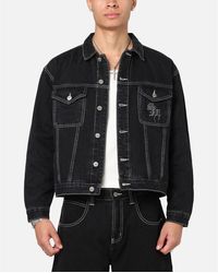 Saint Morta - Fray Trucker Denim Jacket - Lyst