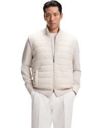BOSS - Boss By Virgin-wool Regular-fit Jacket - Lyst
