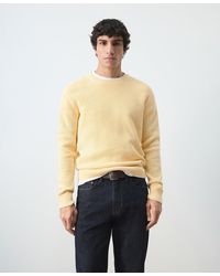 Mango - Medium-knit Microstructure Sweater - Lyst