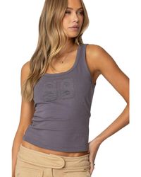 Edikted - Mindie 98 Scoop Tank Top - Lyst