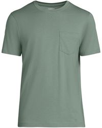 Lands' End - Short Sleeve Supima T-shirt - Lyst