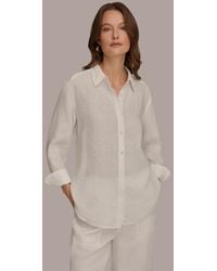 Donna Karan Weekend - Button-down Shirt - Lyst
