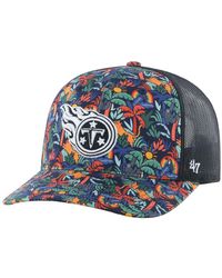 '47 - Big Boys And Girls Tennessee Titans Jungle Gym Trucker Adjustable Hat - Lyst