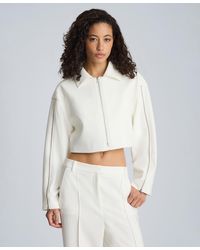 Kenneth Cole - Collared Neck Jacket - Lyst