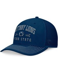 Top Of The World - Navy Penn State Nittany Lions Carson Trucker Adjustable Hat - Lyst