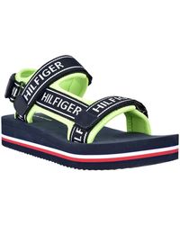 Tommy Hilfiger Nurii Hook And Loop Sport Sandals in Red - Lyst