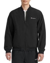 Champion - Logo Varsity Bomber Jacket - Lyst
