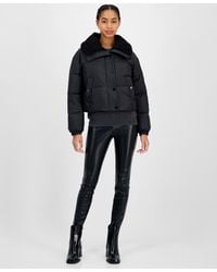 Michael Kors - Michael Faux-fur-collar Puffer Coat - Lyst
