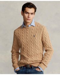 Polo Ralph Lauren - Cable-knit Cotton Sweater - Lyst