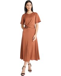 Maggy London - Waist Detail Midi Dress - Lyst
