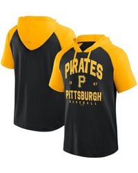 LOGO ATHLETIC - Â Fanatics Pittsburgh Pirates Prime Raglan Short Sleeve Hoodie T-shirt - Lyst