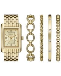 Folio - Quartz Three-hand Alloy Watch Set - Lyst
