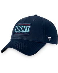Fanatics - Seattle Kraken 2021 Nhl Expansion Draft Structured Adjustable Hat - Lyst