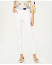 Charter Club Newport Tummy-control Slim-fit Pants, Created For Macy's - White
