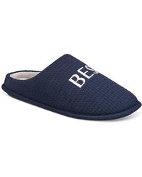 Club Room - Best Dad Embroidered Slippers - Lyst