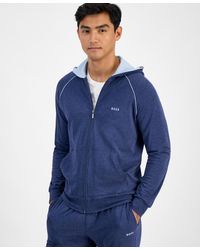 BOSS - Mix And Match Logo Full-zip Hoodie - Lyst