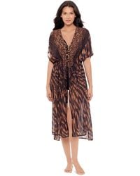 Miraclesuit - Raya De Safari Beaded Kimono Cover-up - Lyst