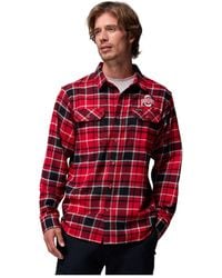 Columbia - Ohio State Buckeyes Flare Gun Omni-wick Flannel Long Sleeve Button-up Shirt - Lyst