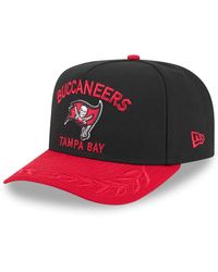 KTZ - Black/red Tampa Bay Buccaneers 2025 Nfl Draft A-frame 9fifty Snapback Hat - Lyst