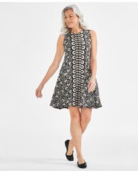 Style & Co. - Printed Sleeveless Knit Flip Flop Dress - Lyst