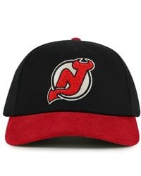 American Needle - Black/red New Jersey Devils Burnett Adjustable Hat - Lyst