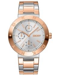 DKNY - Active Quartz Two-tone Stainless Steel Bracelet Watch - Lyst