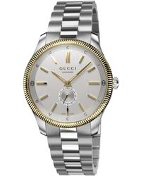 Gucci - Swiss Automatic G-timeless Stainless Steel Bracelet Watch 40mm - Lyst