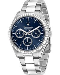 Maserati - Multifunction Metal Band Watch - Lyst