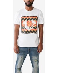True Religion - Short Sleeve South Western Box T-shirt - Lyst