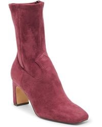 Dolce Vita - Roan Square-toe Pull-on Stretch Dress Booties - Lyst