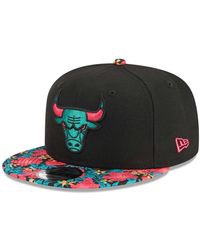 KTZ New York Knicks Shadow Floral 9fifty Snapback Cap in Black for Men