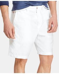 Polo Ralph Lauren - 8.5" Straight-fit Linen Cotton Chino Shorts - Lyst
