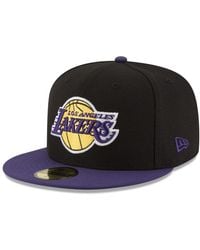 KTZ - Los Angeles Lakers Basic 2 Tone 59fifty Fitted Cap - Lyst