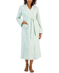 Charter Club - Cotton Floral Belted Robe - Lyst