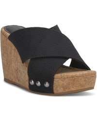 Lucky Brand - Valmai Platform Wedge Sandals - Lyst