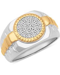 Macy's - Diamond Circle Cluster Ring (1/3 Ct. T.w. - Lyst