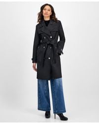 Cece - Double-breasted Studded Belted Trench Coat - Lyst