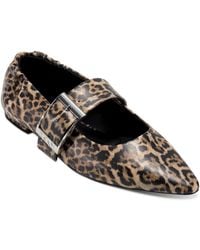 DKNY - Cormic Pointed Toe Ballet Flat With Belt Strap - Lyst