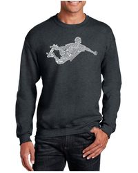 LA Pop Art - Word Art Popular Skating Moves And Tricks Crewneck Sweatshirt - Lyst
