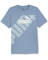 PUMA - Power Logo Graphic Crewneck T-shirt - Lyst