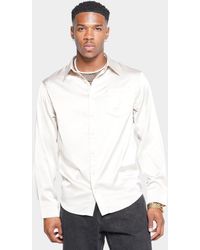 Xxiii - Kai Satin Button Up Shirt - Lyst