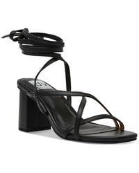 Dolce Vita - Haze Strappy Lace-up Block-heel Dress Sandals - Lyst