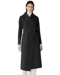 SOIA & KYO - Britta-u Double Face Wool Wrap Coat - Lyst