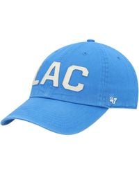 '47 - Los Angeles Chargers Finley Clean Up Adjustable Hat - Lyst