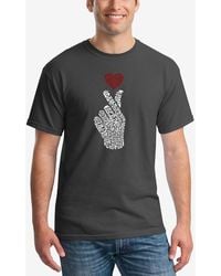 LA Pop Art - K-pop Word Art Short Sleeve T-shirt - Lyst