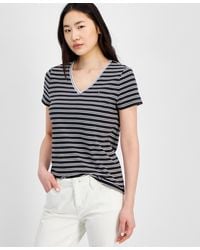 Tommy Hilfiger - Short-sleeve Double Striped Tee - Lyst