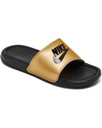 Nike Benassi Slides for Women - Up to 56% off | Lyst