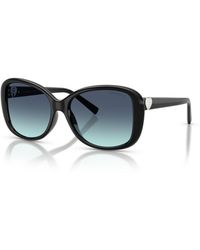 Tiffany & Co. - Rectangle Sunglasses - Lyst