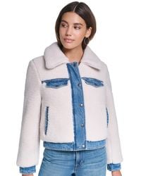 Levi's - Denim Sherpa Quilted-lined Jacket - Lyst